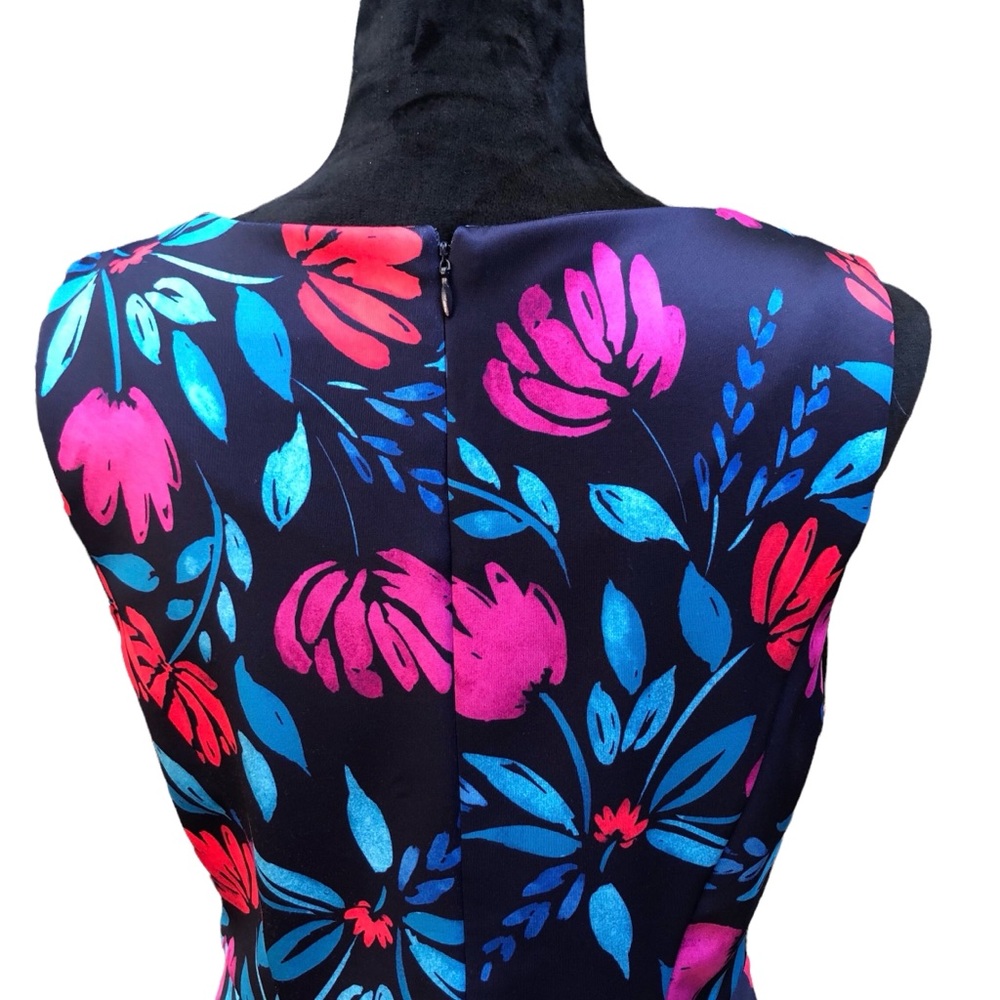 Cynthia Rowley Floral Fit & Flare Dress size 10 - Picture 11 of 12